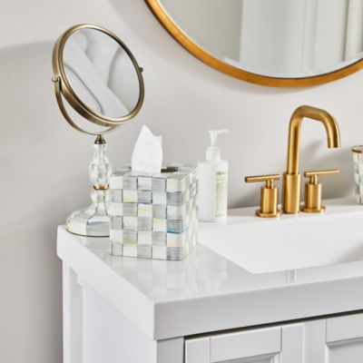 MacKenzie-Childs - Sterling Check Enamel Bath Accessories