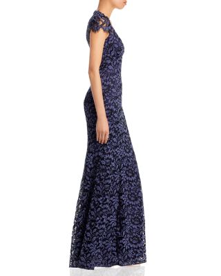 Scalloped-Edge Lace Gown - Exclusive