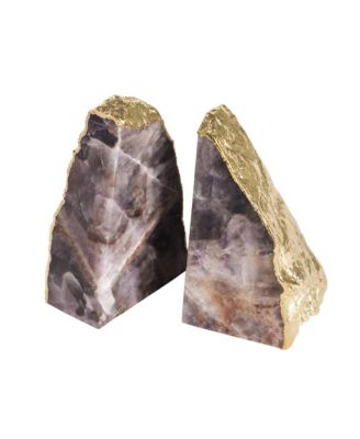 GAURI KOHLI - Dazzle Amethyst Bookends - Set of 2