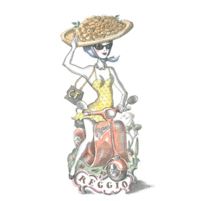 Reggio Scented Wax Cameos, Set of 4