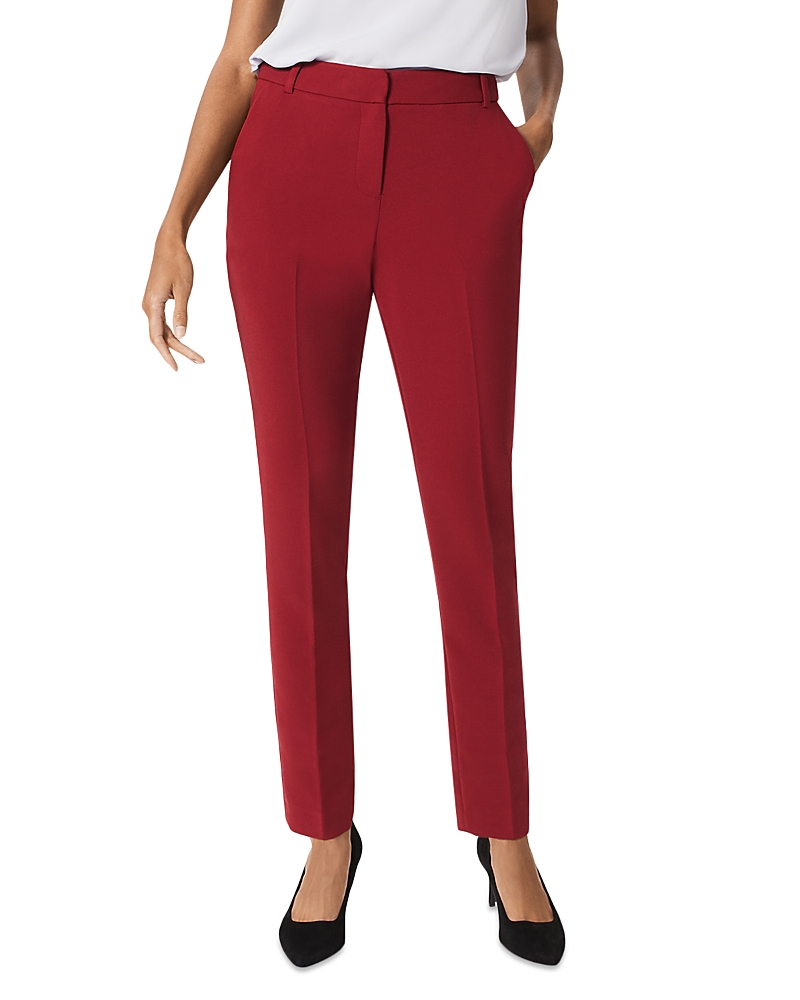 Hobbs London Suki Tailored Trousers In Rhubarb Red
