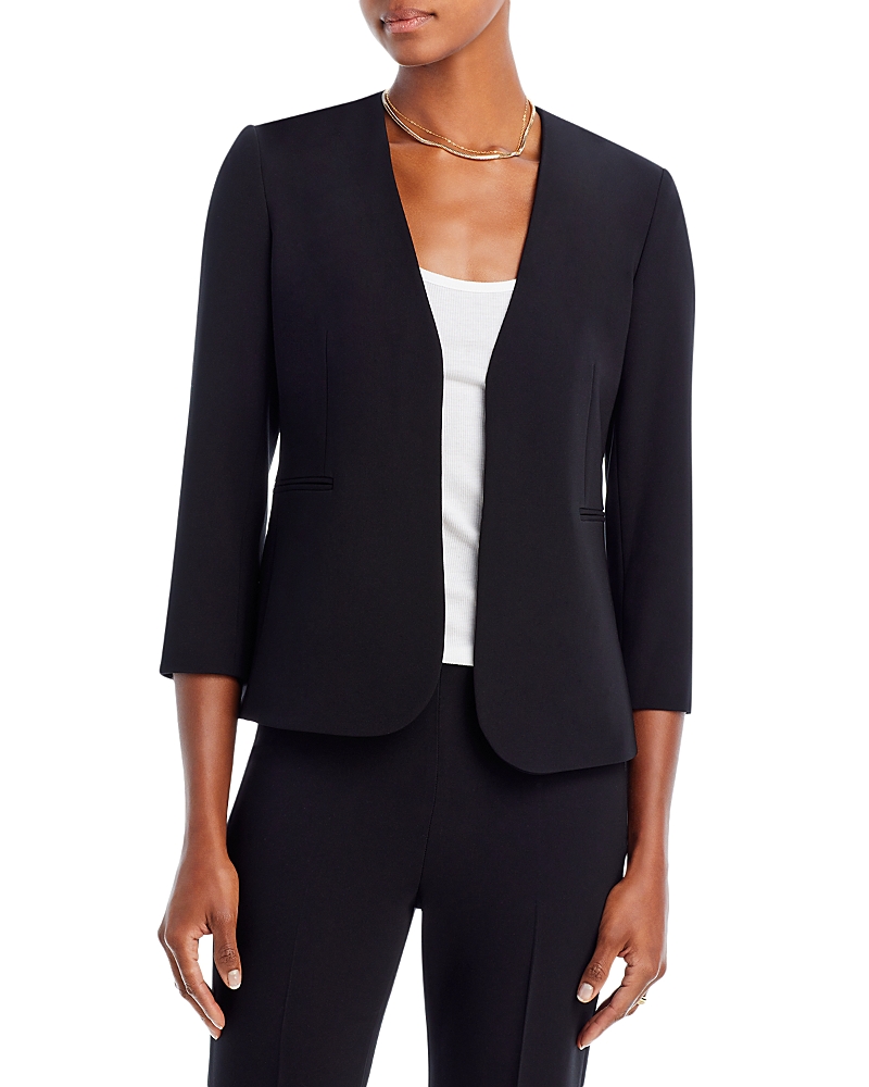 Theory Lindraya Admiral Crepe Blazer - Exclusive In Black