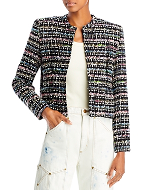 Iro Juane Jacket In Black Multicolor