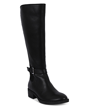 Shop Gentle Souls By Kenneth Cole Women's Brinley Buckled Riding Boots In Black Leather