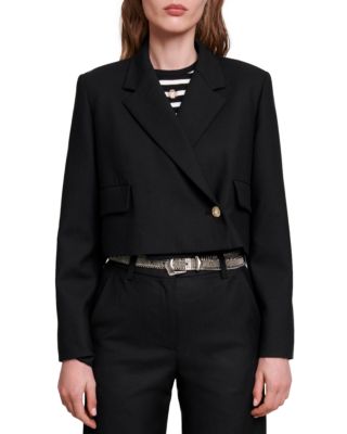 【PORTERNA】Marvin Cropped Blazer L'AGENCE Wayne Cropped Blazer | Saks Fifth Avenue
