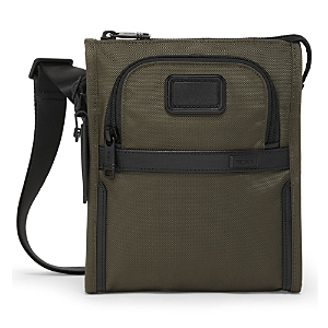 Tumi Alpha Small Ballistic Nylon Crossbody Bag In Olive Night