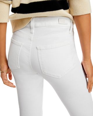 Hoxton High Rise Ankle Skinny Jeans in Crisp White