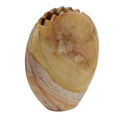 Saava Mantis Stone Vase in Sandstone