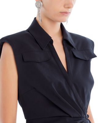 Zenni Ruffled Wrap Dress