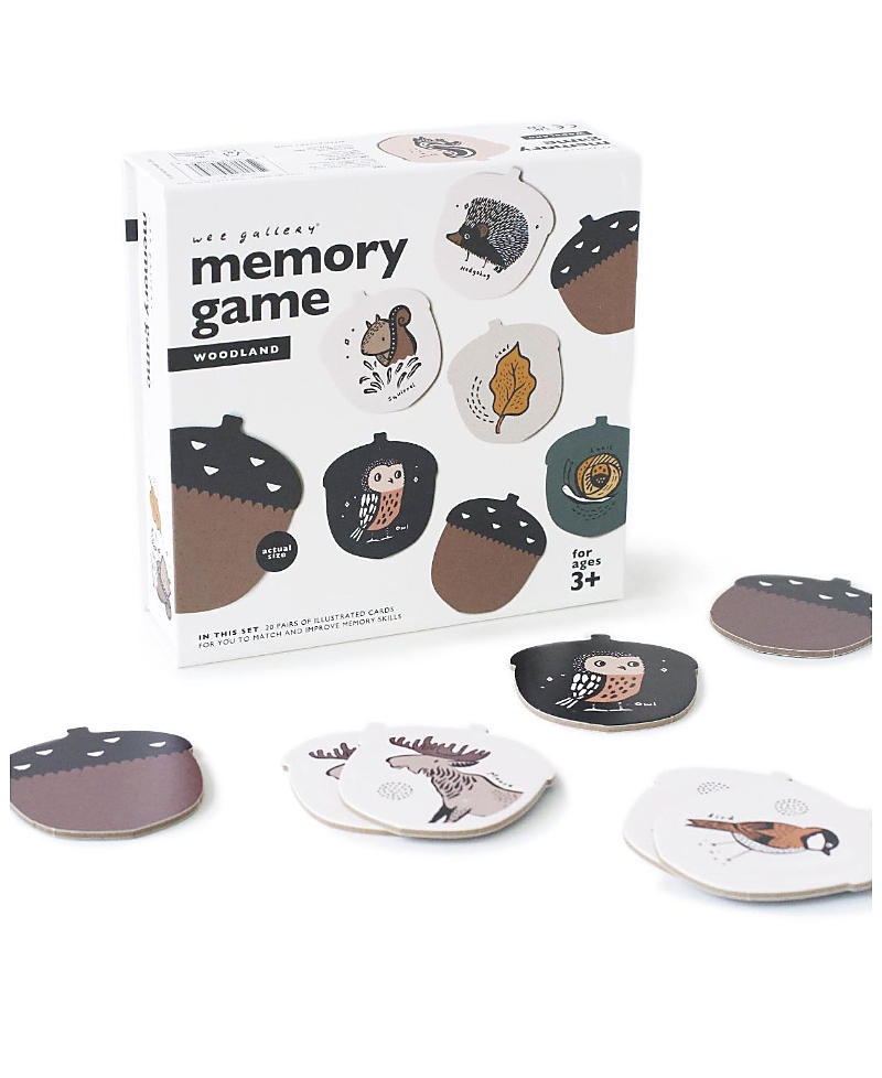 Wee Gallery Memory Matching Game - Woodland