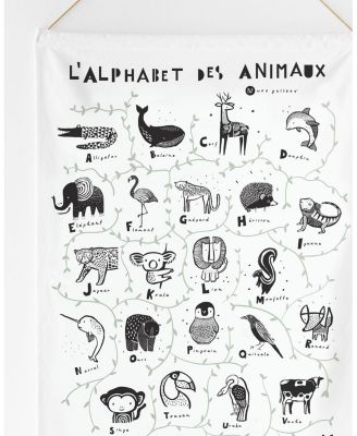 Animal Alphabet Printed Tapestry - French Edition - All Ages