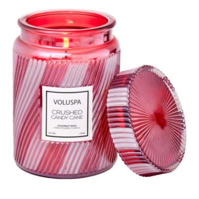Crushed Candy Cane Large Jar Candle, 18 oz.