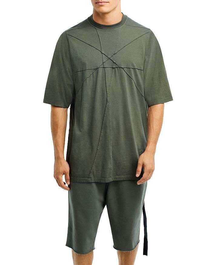 DRKSHDW by Rick Owens Short Sleeve Crewneck Textured Tee