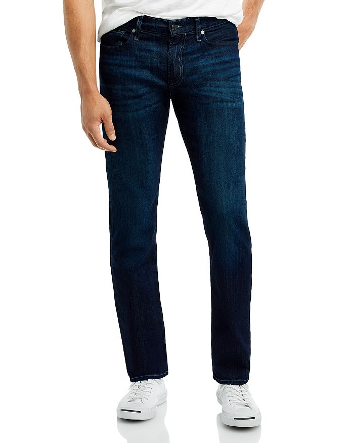 Level 7 Men's Slim Tapered Moto Jeans