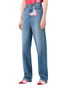 Armani Collezioni Emporio Armani Regular Fit Jeans In Solid Dark