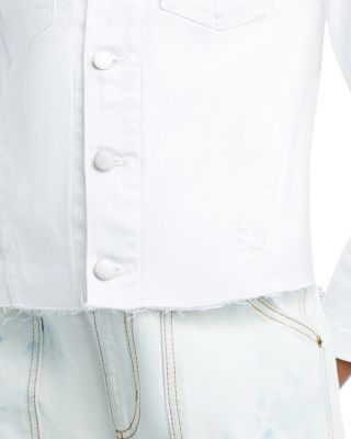 Janelle Slim-Fit Raw Denim Jacket