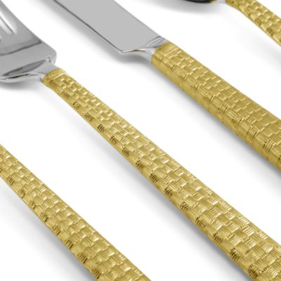 Palm Gold 5-Piece Place Setting