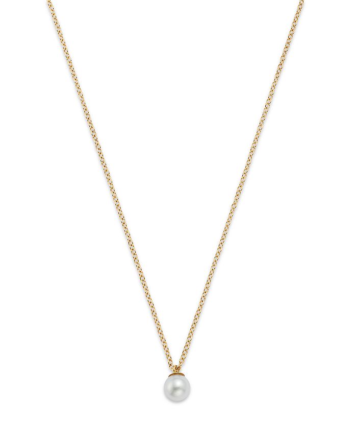 Zoe Chicco 14K Yellow Gold White Pearls Cultured Freshwater Pearl Trio Statement Necklace, 16-18 - White