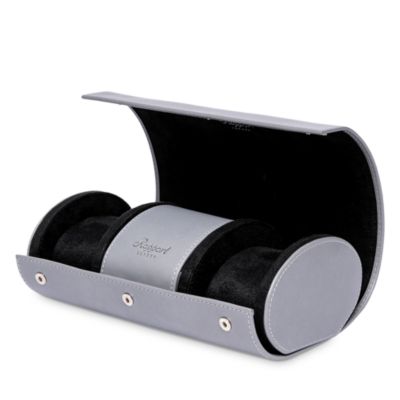 Hyde Park Three Watch Leather Pouch