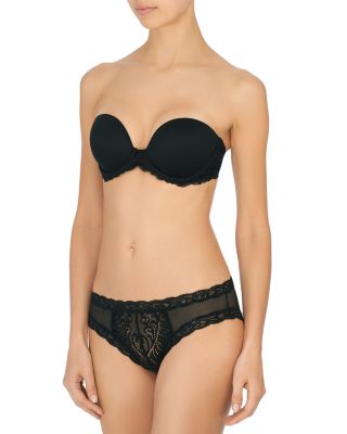 Feathers Strapless Plunge Bra