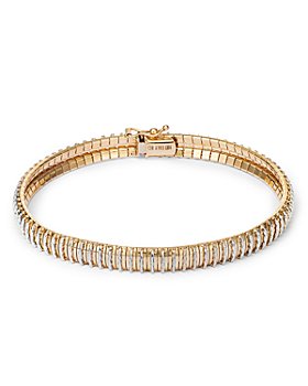 Bezel Bracelet with .15 Carat TW of Diamonds in 10kt Yellow Gold - Paris  Jewellers