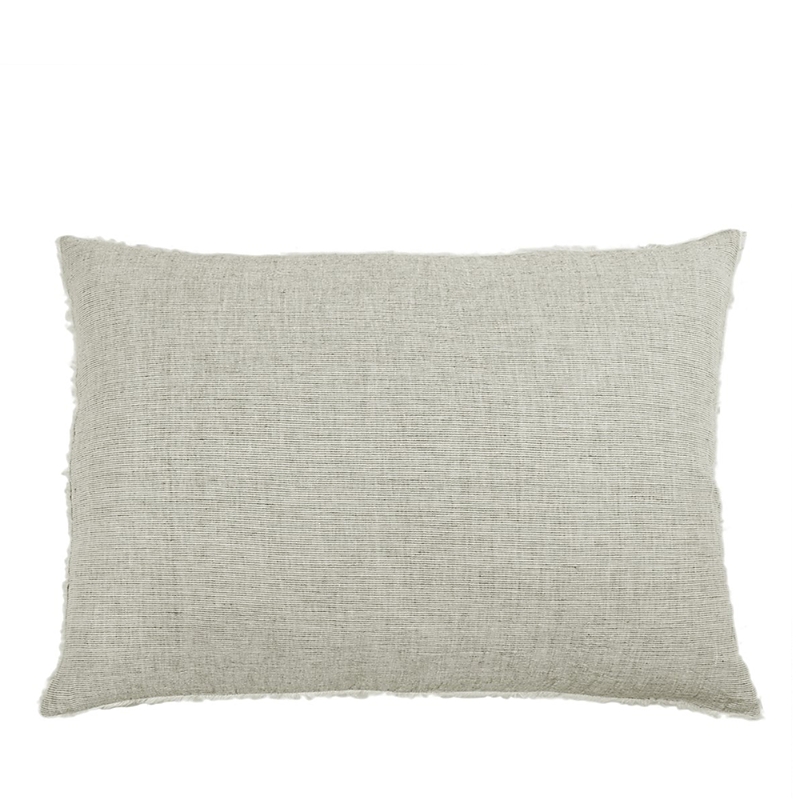Pom Pom At Home Logan Linen Sham Set In Olive