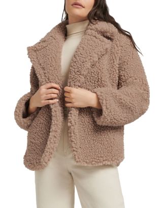 UGG® Gertrude Short Teddy Coat | Bloomingdale's