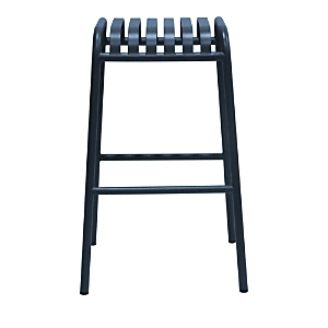 Euro Style Enid Outdoor Bar Stool, Set Of 2 In Blue