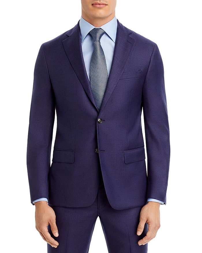 Robert Graham Modern Fit Purple Sharkskin Suit Jacket | Bloomingdale's