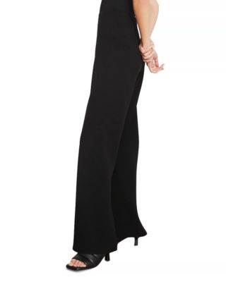 High Waist Crepe Biased Pants