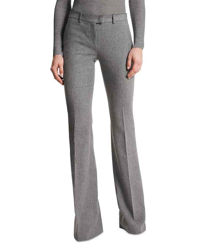 Michael Kors Collection Haylee Flannel Flare Pants | Bloomingdale's