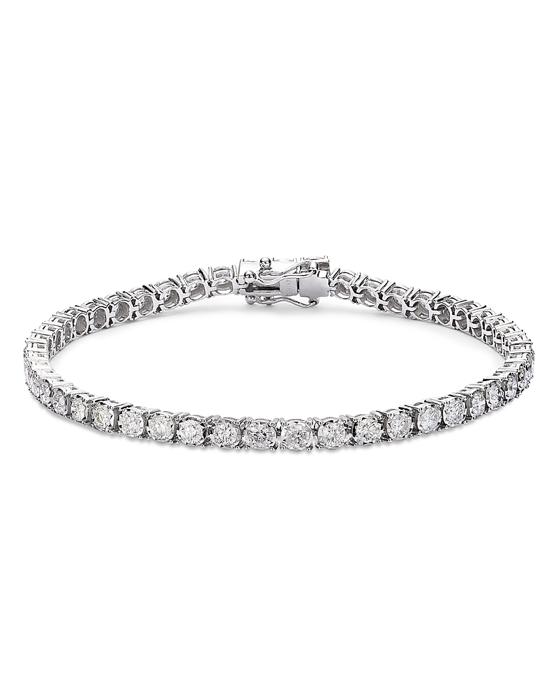 Bloomingdale's Fine Collection Diamond Tennis Bracelet in 14K White Gold, 4.0 tcw