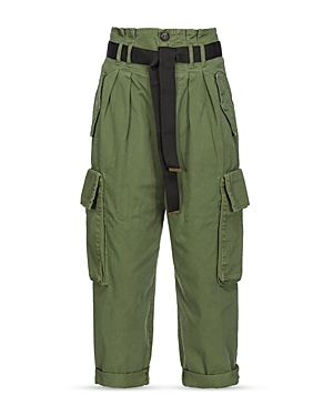 Pinko Paperbag-waist Cargo Trousers In V45