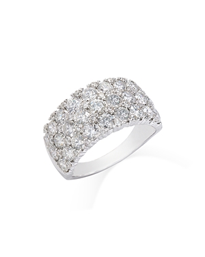 Bloomingdale's Diamond Multirow Ring In 14k White Gold, 3.5 Ct. T.w.