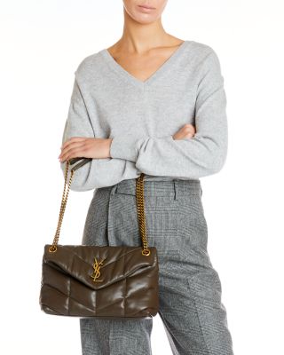 Puffer Small Convertible Shoulder Bag in Nappa Leather