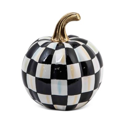 Courtly Check Glossy Pumpkin - Mini