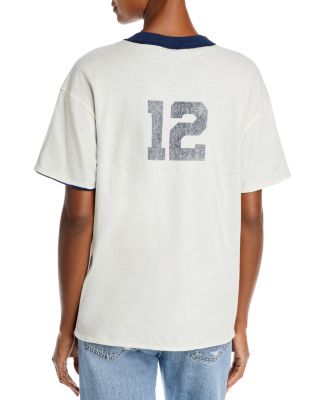 Anine Bing Toni Cotton Reversible Tee | Bloomingdale's Women