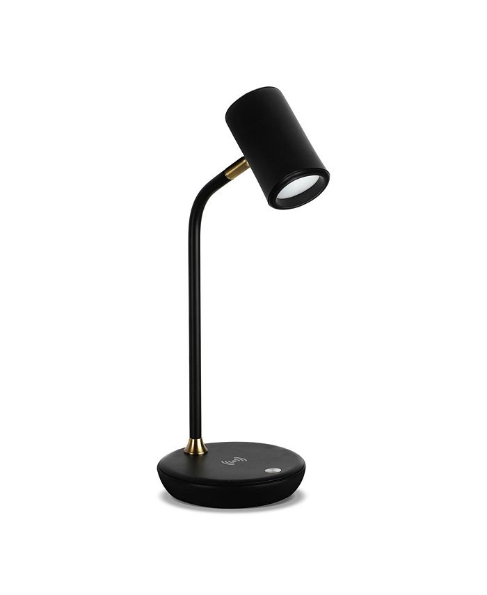 Brightech Ezra LED Dimmable Table Lamp with Wireless Charging Pad