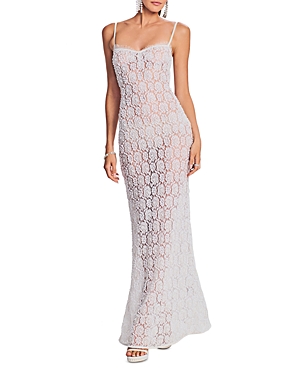 Retroféte Landy Dress In White