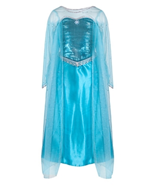 Great Pretenders Ice Queen Dress with Cape Costume - Ages 3-6