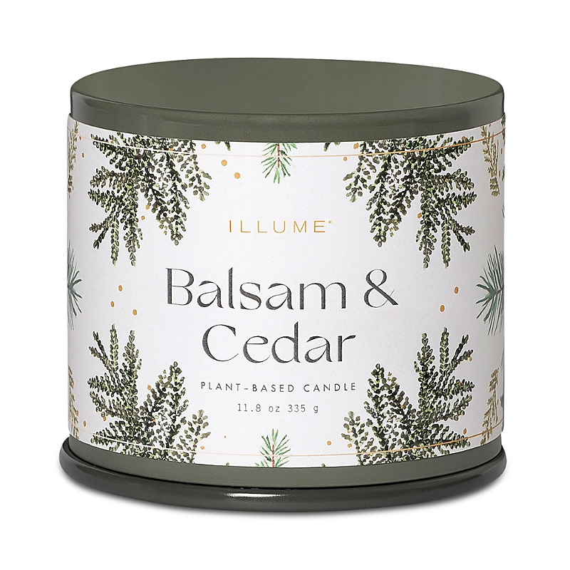 Illume Balsam & Cedar Vanity Tin Candle, 11.8 Oz.