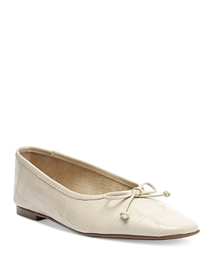 SCHUTZ WOMEN'S ARISSA SLIP ON SQUARE TOE FLATS