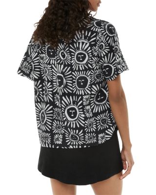 Sunman Print Bowling Shirt