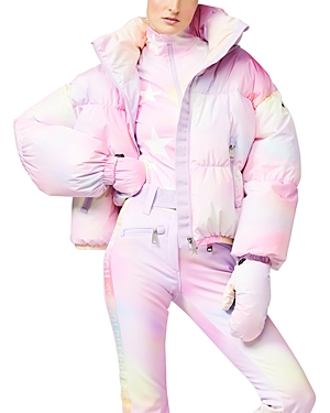 Shop Goldbergh Lumina Ski Jacket & Snowcatcher Mittens In Lumina Pastel