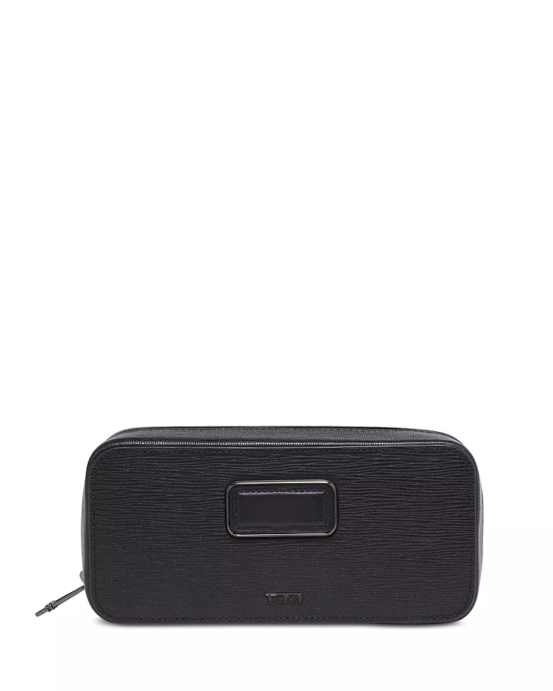 Tumi Nassau Slg Leather Embossed Travel Watch Case
