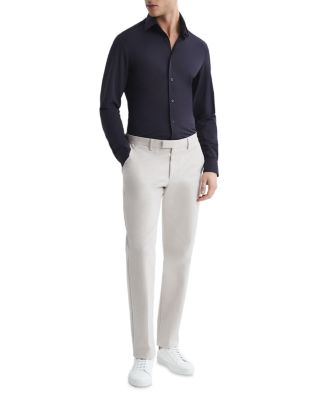 Voyager Stretch Performance Solid Regular Fit Button Down Travel Shirt