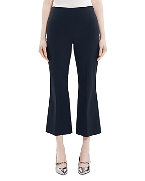 Theory Clean Kick Pants In Deep Navy