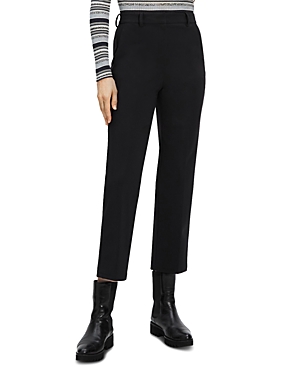 Shop Theory High Rise Precision Pants In Black