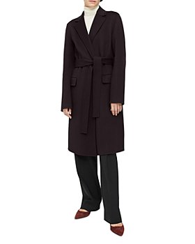 Theory - Wool Cashmere Doubled Breasted Fitted Coat