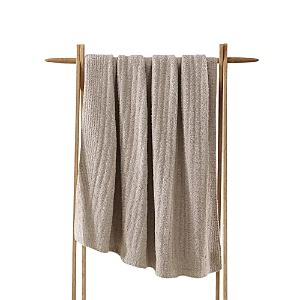 Sunday Citizen Ribbed Lightweight Throw In Taupe